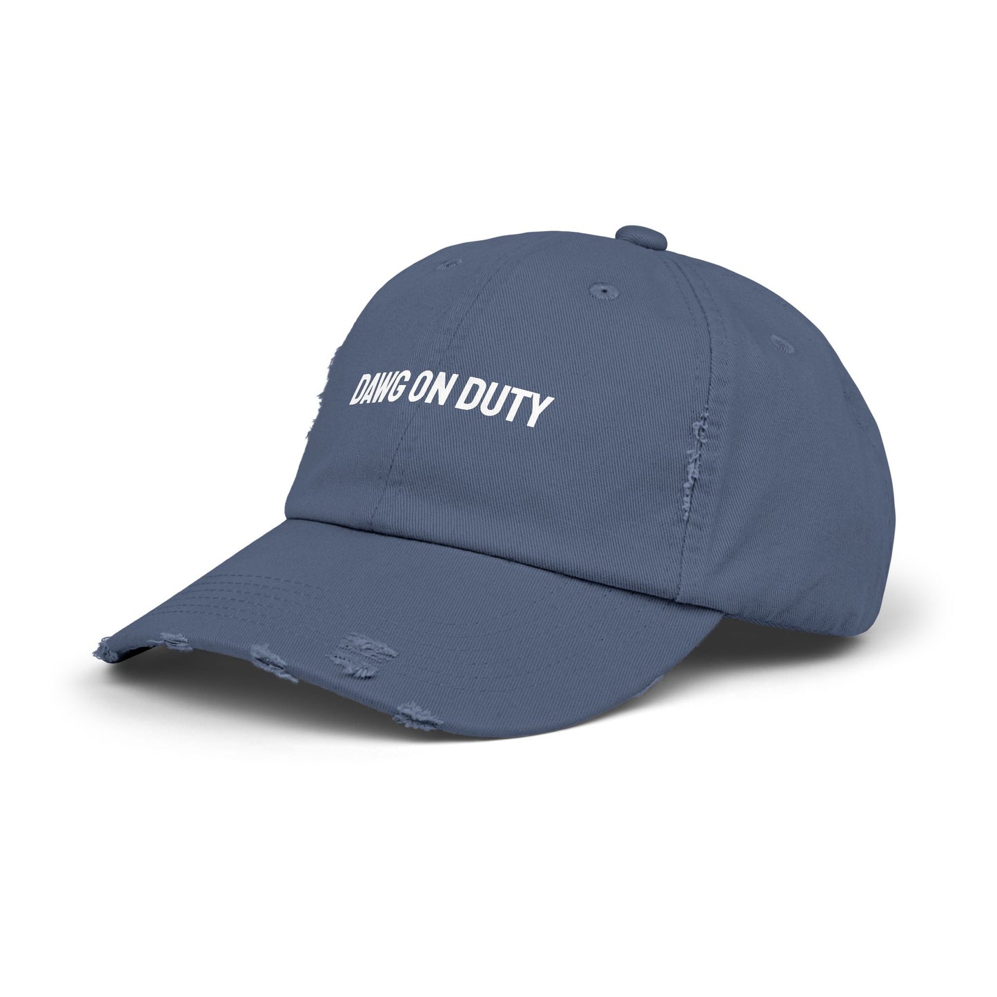 DAWG ON DUTY - Distressed Dad Hat